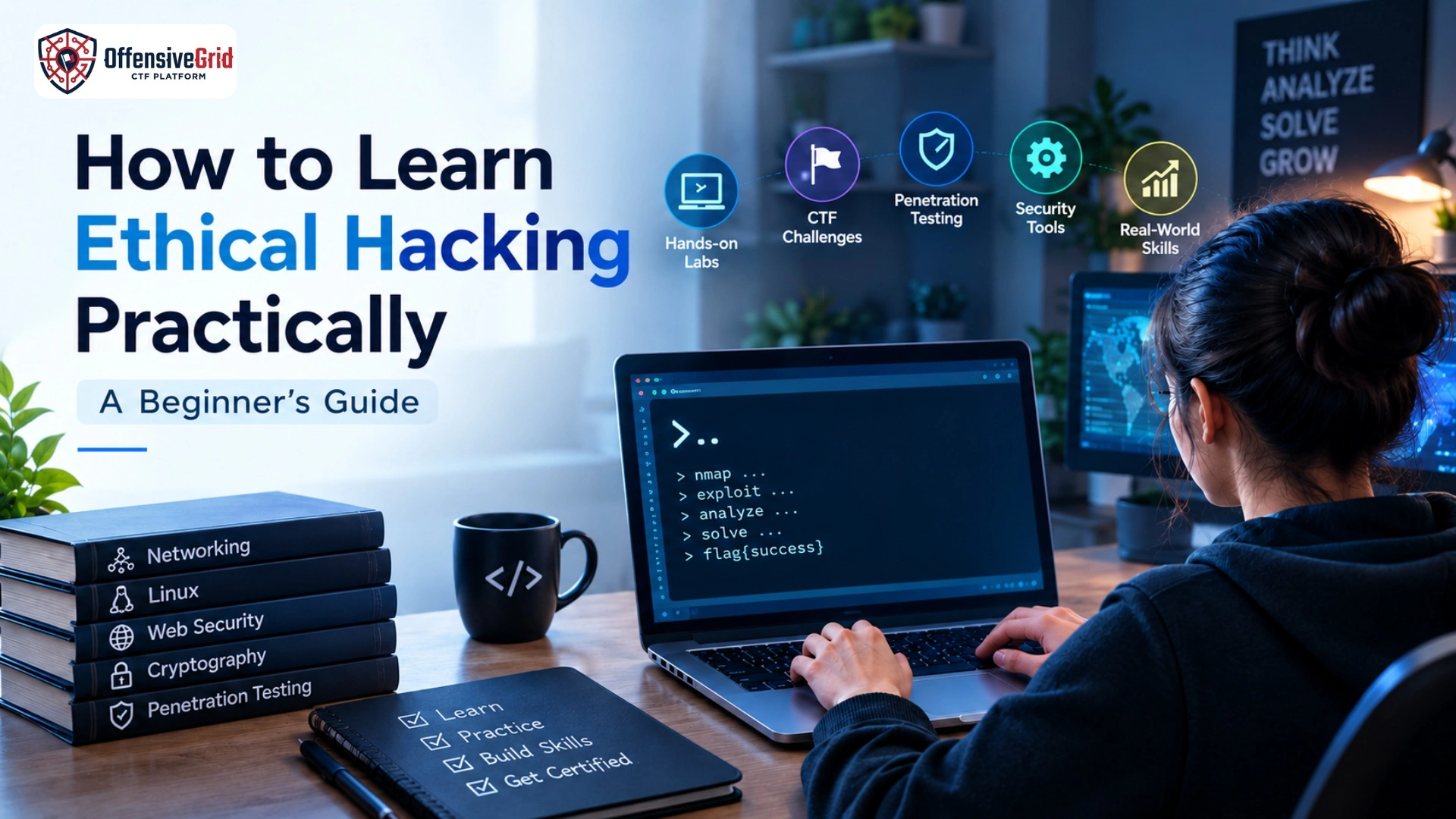 How to learn ethical hacking practically through hands-on cybersecurity training